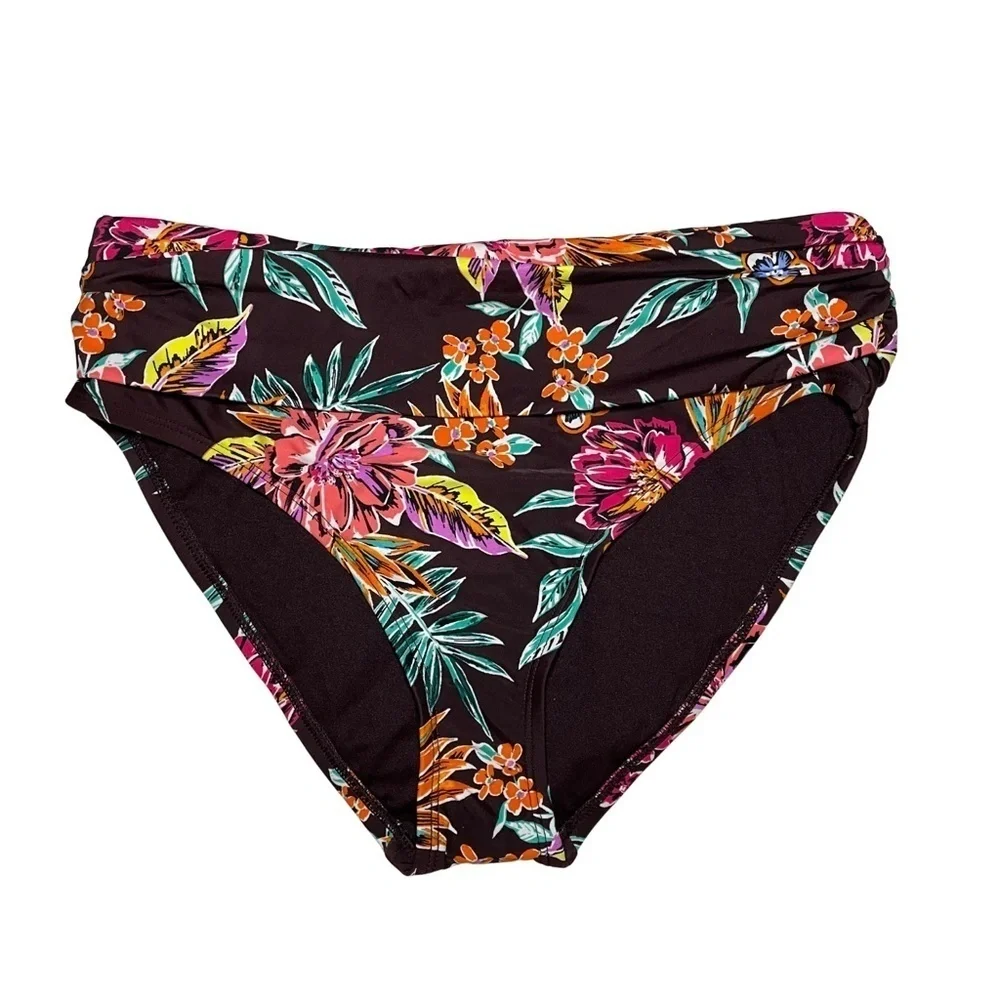 Into the Bleu by Amrex Floral Convertible Tankini Sz. 8